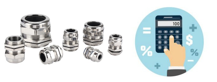 cable gland size calculation